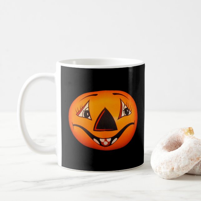 Mug Happy Jack O’ Lantern Halloween (Avec donut)