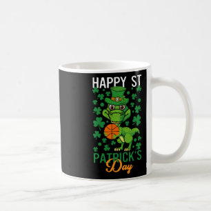 Mug Happy Jour de la Saint Patrick Bysketbyll T-rex Da