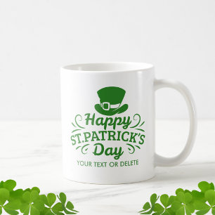 Mug Happy Jour de la Saint Patrick Leprechaun Casquett