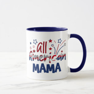 Mug happy maman's day cadeau idée all american maman m