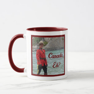 Mug Happy Mountie Happy Canada Day Funny Photo