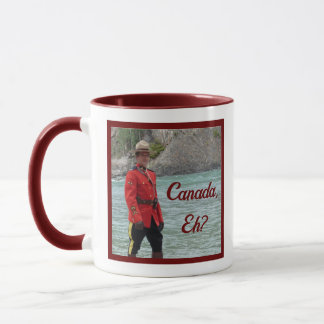 Mug Happy Mountie Happy Canada Day Funny Photo