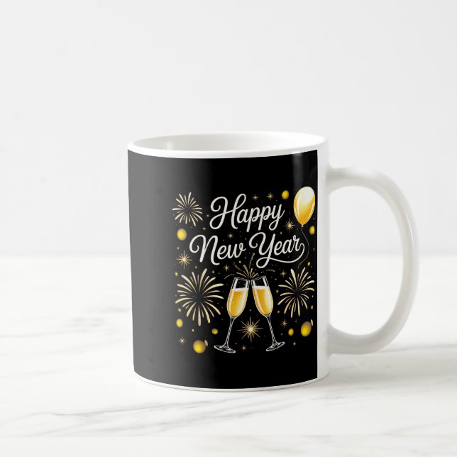 Mug Happy New Year 2026 Celebration Design With Champa (Droite)
