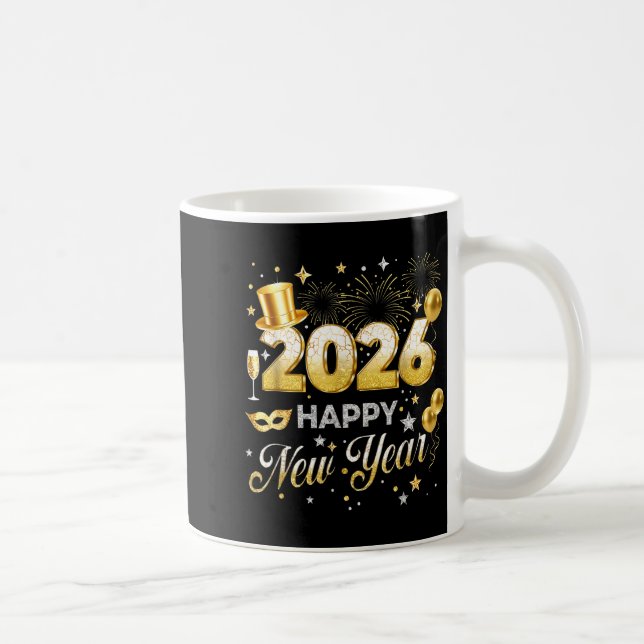 Mug Happy New Year 2026 Funny New Years Eve Party Men  (Droite)