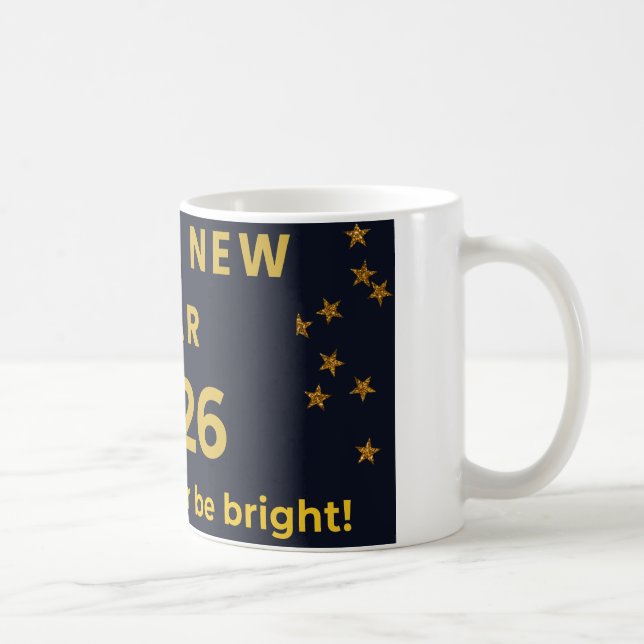 Mug Happy New Year 2026 - May Your Year Be Bright (Droite)