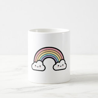 Mug Happy Rainbow – Cute Kawaii Illustration