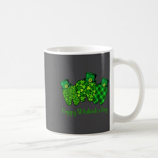 Mug Happy St Patrick's Day Dental Istant Tooth Irish G (Droite)