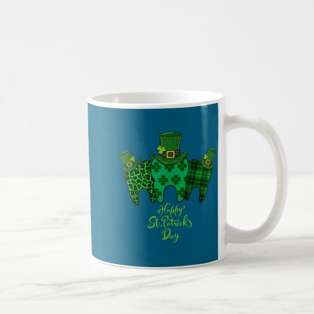 Mug Happy St Patrick's Day Dental Istant Tooth Patrick (Droite)