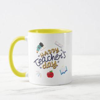 Mug Happy Teacher’s Day Cute Illustration