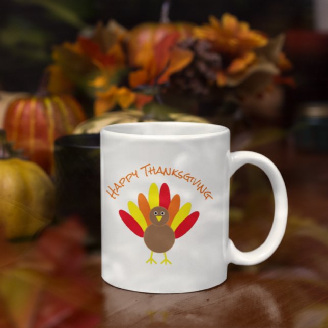 Mug Happy Thanksgiving (Créateur téléchargé)