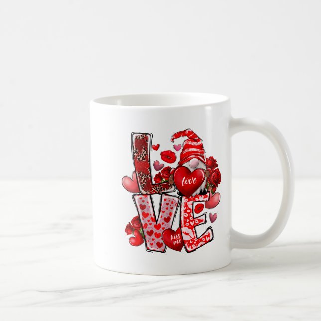 Mug Happy Valentine Gnome Heart Valentine's Day Couple (Droite)