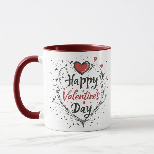 Mug happy valentine's day gift (Gauche)