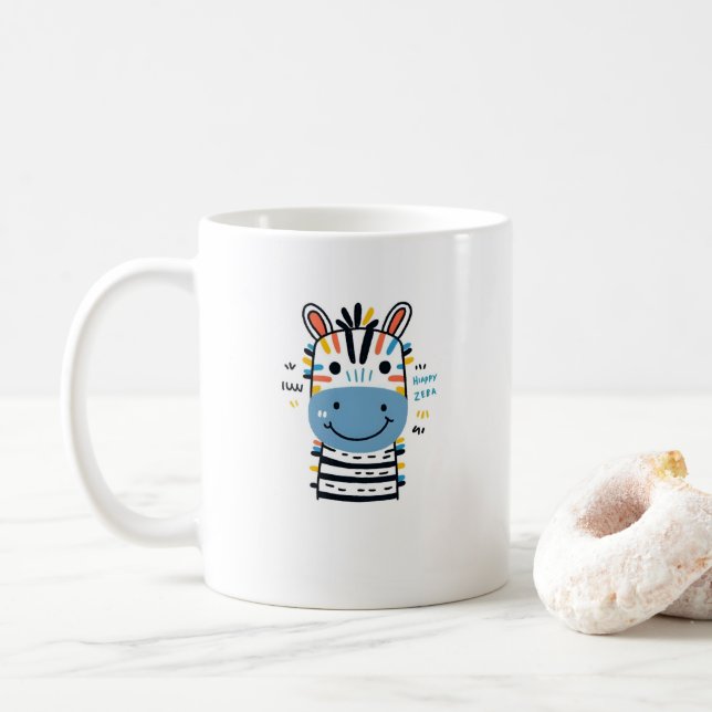 Mug Happy Zebra (Avec donut)