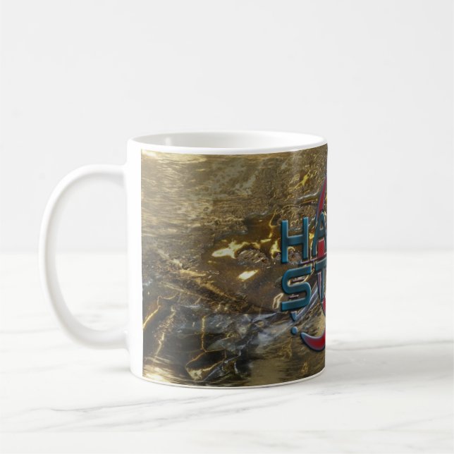 Mug HARD est mon STYLE + votre image arrière - plan (Gauche)