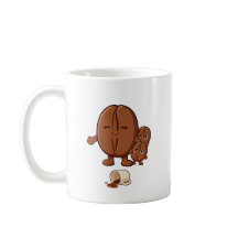 Haricot calme mignon grain de café