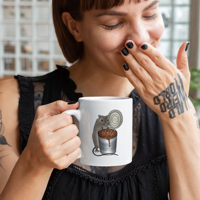 Mug Haricots de rat et de pain (Créateur téléchargé)