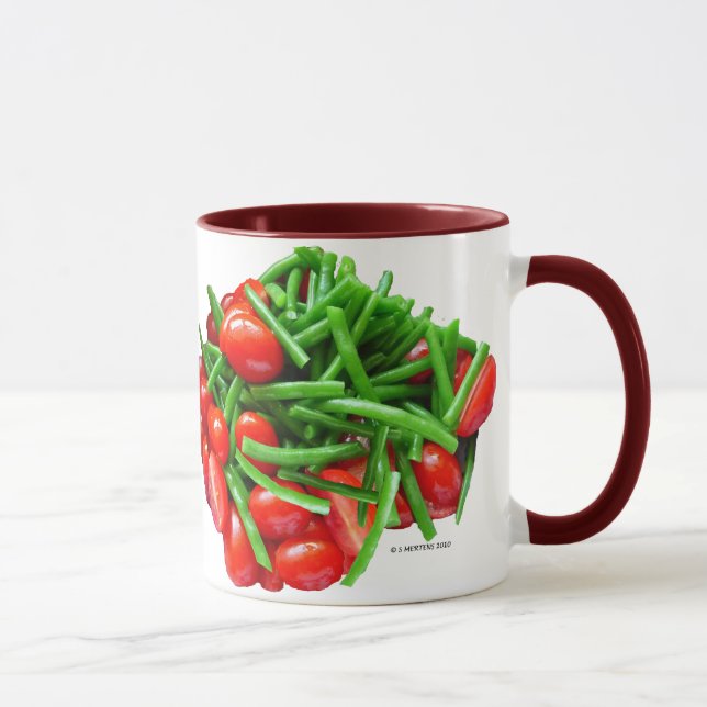 Mug Haricots verts et tomates (Droite)
