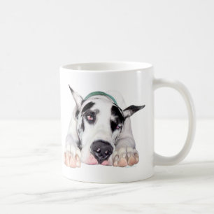 Mug Harlequin timide great dane