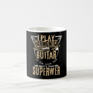 Mug Harmonica Et Guitare