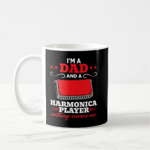 Mug Harmonica Lover Mens Daddy Harmonica Musicien Im A