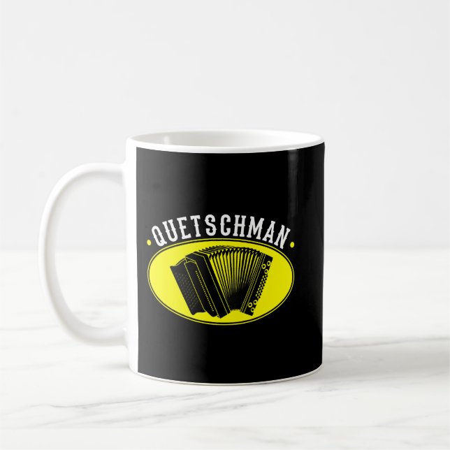 Mug Harmonica Lover Quetschman Styrian Harmonica Squee (Gauche)