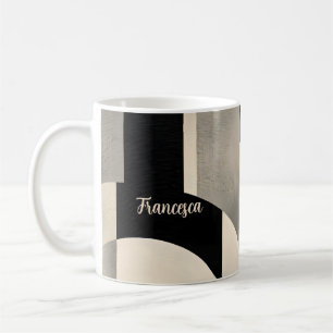 Mug Harmonie dans les tons : Composition Abstraite de