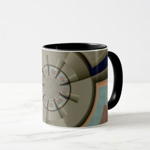 Mug Harmonie de couleurs abstraites modernes Art graph
