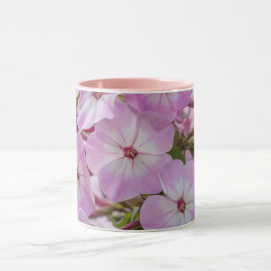 Mug Harmonie du printemps : Pink Phlox Botanical Print