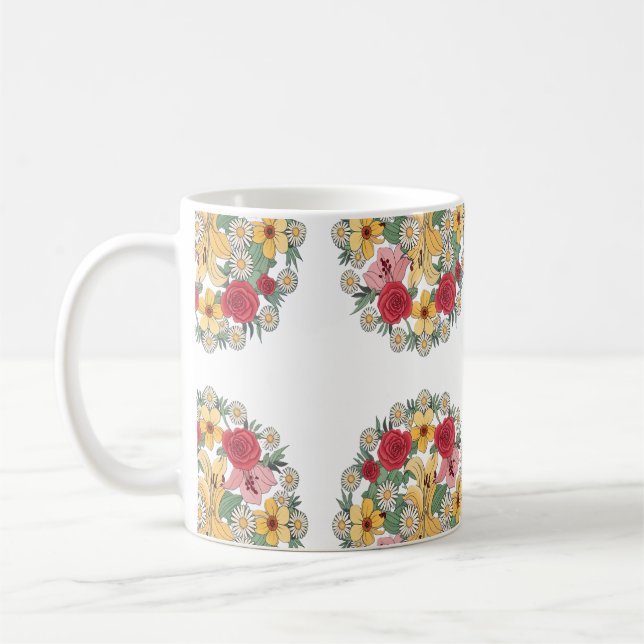 Mug Harmonie Florale Mandala (Gauche)