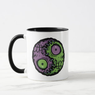 Mug Harmonie undead : Symbole Zombie Yin Yang