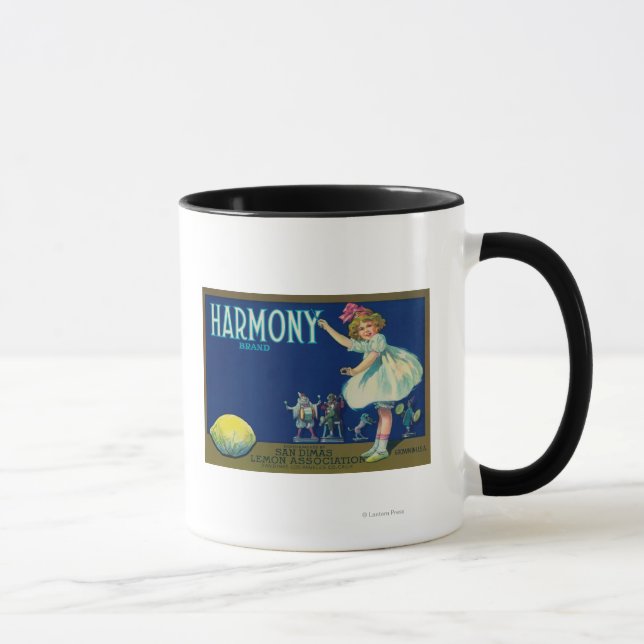 Mug Harmony Lemon LabelSan Dimas, CA (Droite)