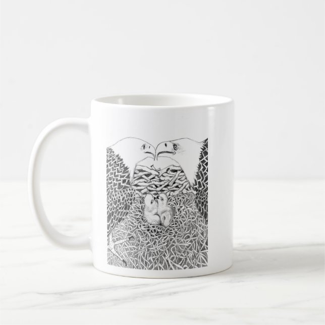 MUG HARRIET + M EAGLES SORTE DE JUMEAUX FRATERNES (Gauche)