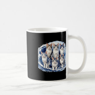 Mug Harris Blue Cats Wave - Drôle Pour Les Propriétair