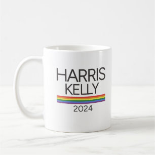 Mug Harris Kelly 2024 drapeau de la Fierté arc-en-ciel