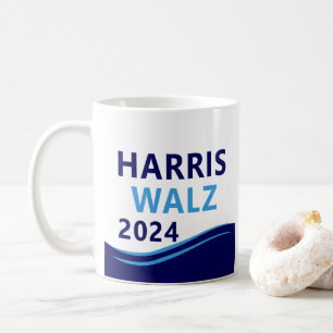 Mug Harris Walz 2024 pour le président Blue Wave