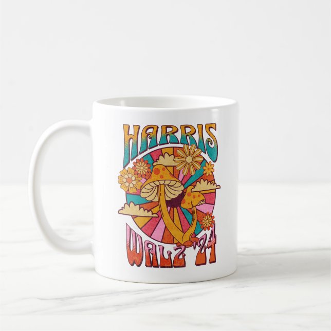Mug Harris Walz 2024 pour Président (Gauche)