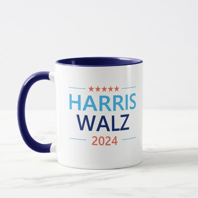 Mug Harris Walz 2024 pour Président (Gauche)