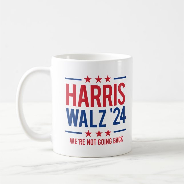 Mug Harris Walz '24 - Nous ne retournons pas (Gauche)