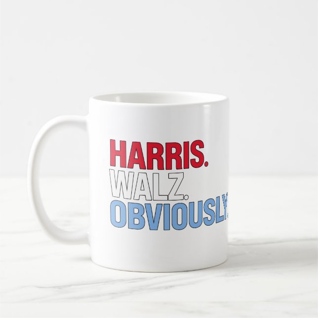 Mug Harris Walz Évidemment (Gauche)