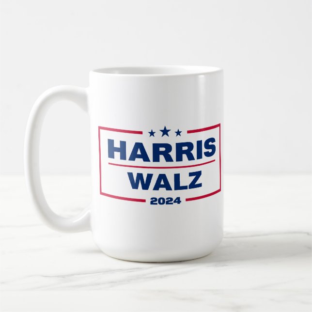 Mug Harris Wlaz 2024 Kamala Harris Tim Walz Election (Gauche)