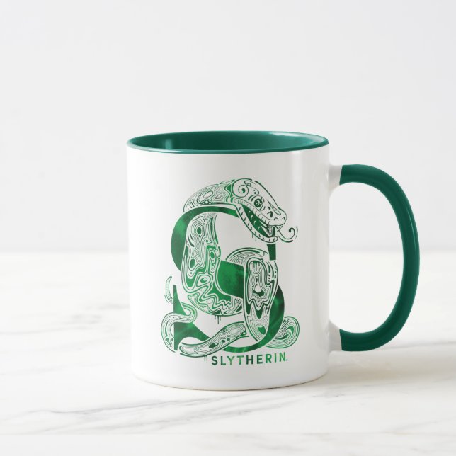 Mug Harry Potter | Aguamenti Graphique SLYTHERIN™ (Droite)