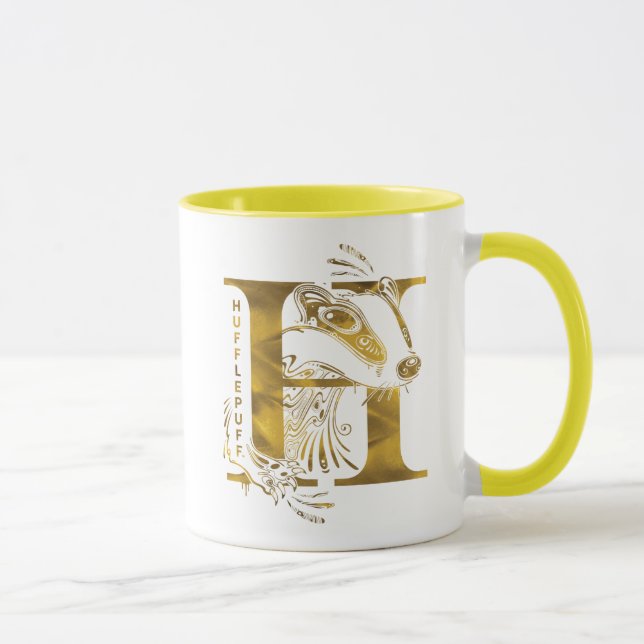 Mug Harry Potter | Aguamenti HUFFLEPUFF™ Graphique (Droite)