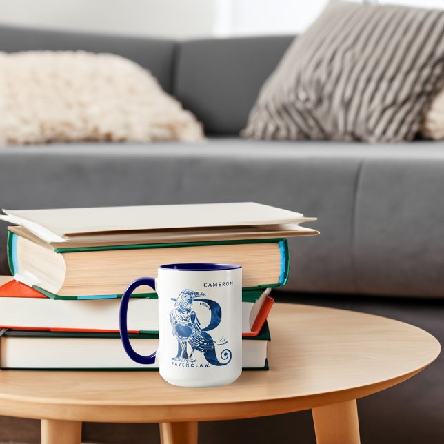 Mug Harry Potter Aguamenti RAVENCLAW™ | Ajoutez votre  (Mug on table)