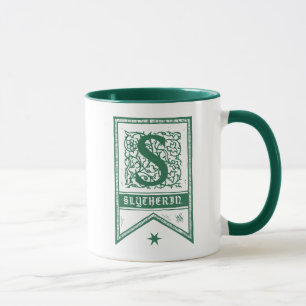 Mug Harry Potter   Bannière Monogramme Slytherin