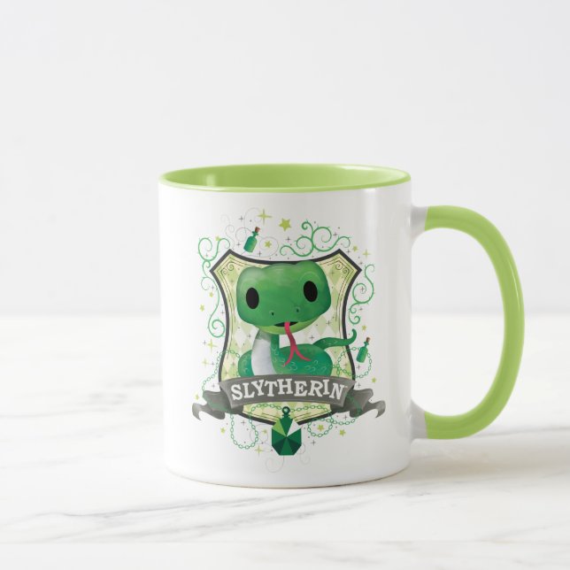 Mug Harry Potter | Blason charmant de SLYTHERIN™ (Droite)