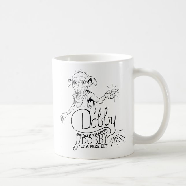 Mug Harry Potter | Dobby N'A Pas De Maître (Droite)