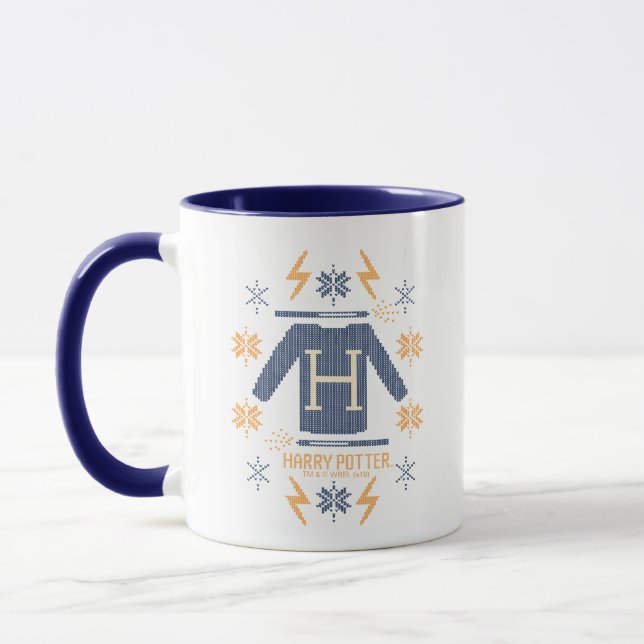 Mug HARRY POTTER™ - Graphisme du Sweater Cross-Stitch (Gauche)