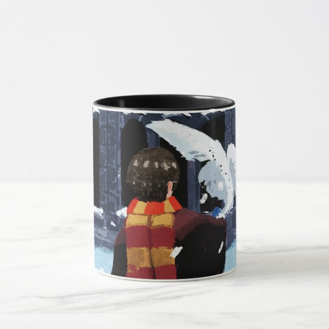 Mug HARRY POTTER™ & Hedwig dans la neige (Centre)