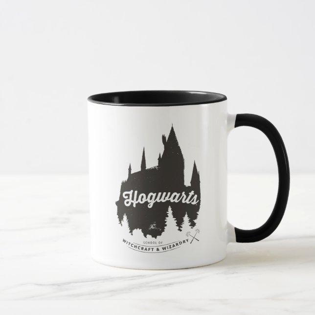 Mug Harry Potter | HOGWARTS™ Castle Typographie (Droite)