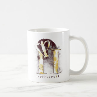 Mug Harry Potter | HUFFLEPUFF™ Blason Watercolor